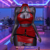 - POONSH - Macy Outfit (red)