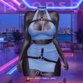 - POONSH - Macy Outfit (blue)