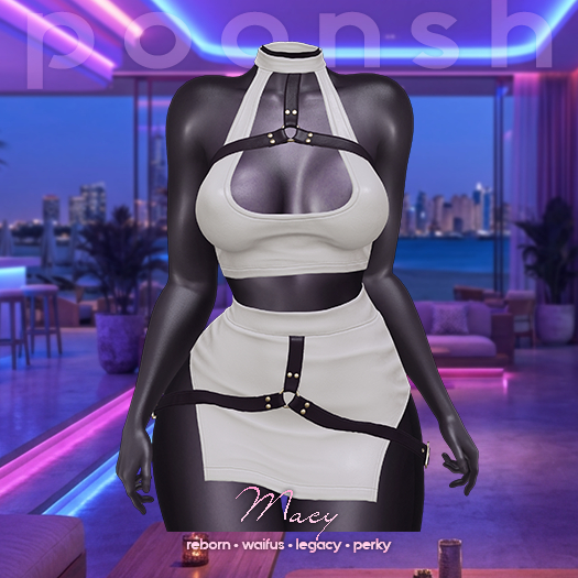 - POONSH - Macy Outfit (white)