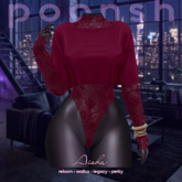- POONSH - Aisha Outfit (red)