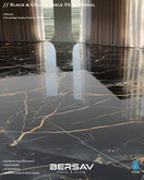 [Bersav] // Black & Gold Marble V6 [PBR Material]