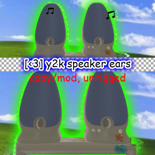 [<3] y2k speaker ears