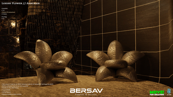 [Bersav] Luxury Flower // Armchair [REZ]