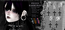 [Litten] Pucci Earrings FATPACK Swallow F/M
