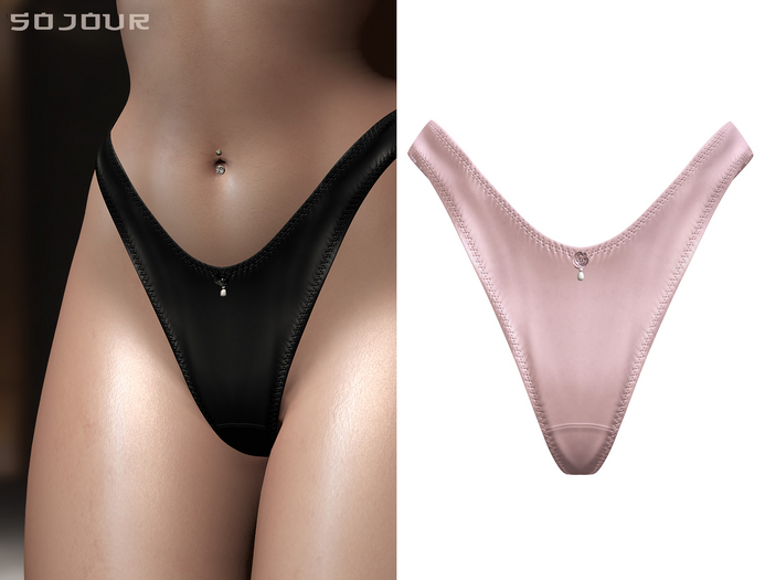 SOJOUR - Austra thong - pink