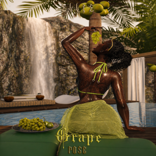 Ellie ~ Grape ~ Pose  