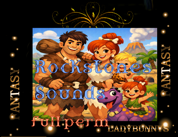 Bunny's Sounds-Rock stones -Fred Barney Wilma Sounds-full perm cartoon sounds