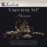 Laminak - Crockery Set - Shrooms