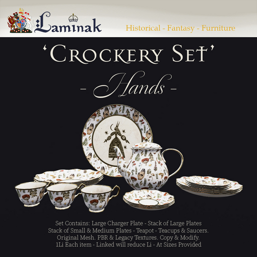 Laminak - Crockery Set - Hands