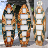 DD Maui Surfboard Picture Collage