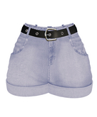 The Annex - Tracy Jean Shorts - Denim 6