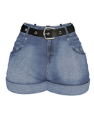 The Annex - Tracy Jean Shorts - Denim 1