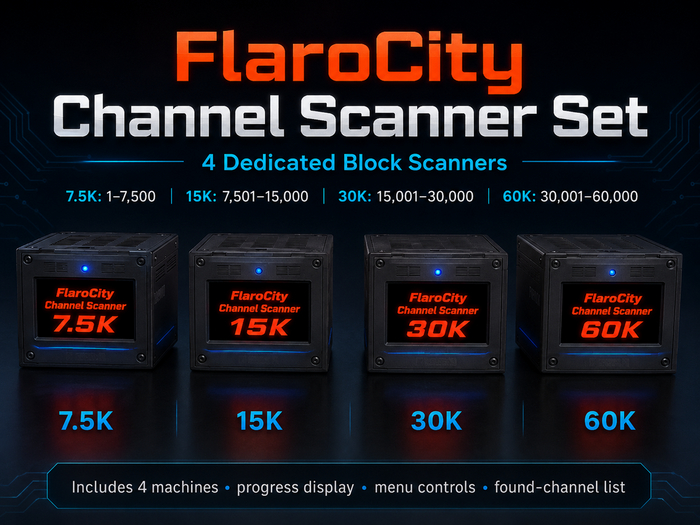 FlaroCity Channel Scanner Set