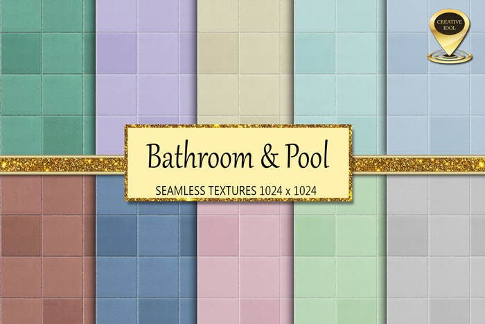 Bathroom And Pool Tiles Textures
