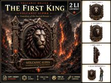 VOLCANIC RELICS - THE FIRST KING - Volcanic Alpha Wall Trophy