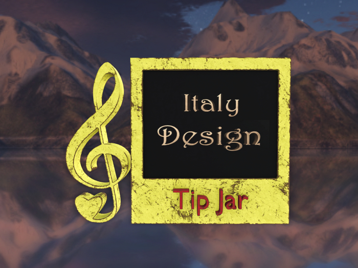 .: Italy Design :. Yellow Dirty Tip Jar Set for DJs and Hosts