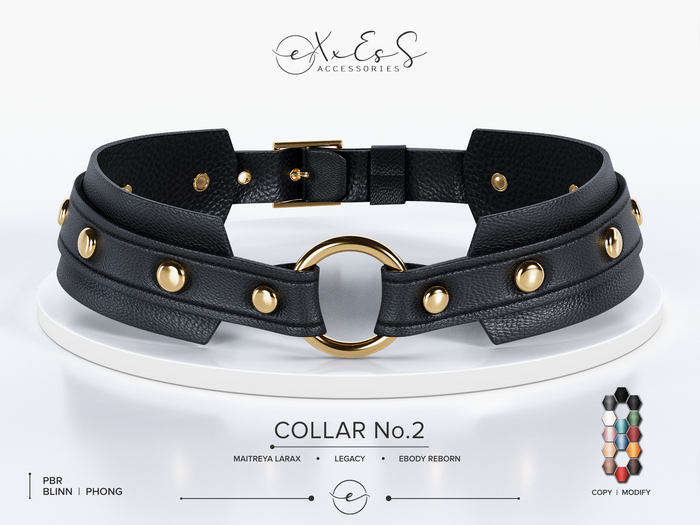 eXxEsS : Collar 2 [Leather] ║Demo║