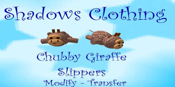 Shadows Chubby Giraffe Slipper