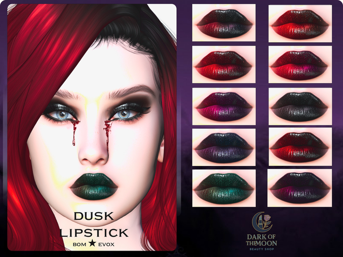 D&M  Lipstick BOM - Dusk Lips Evox