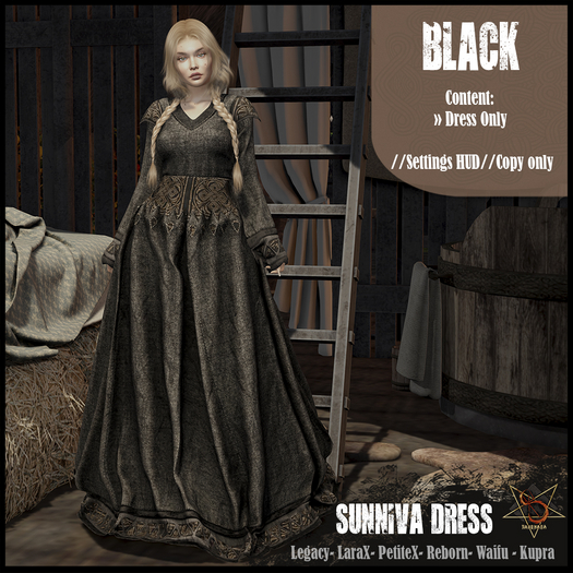 //RKS// Sunniva Dress - Black