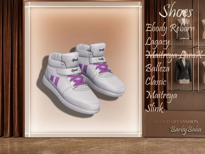 BarbyBaba Ladies Baseball Sneakers 2