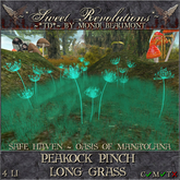 ~*SR*~ & ~*TD*~ Long Grass Peakock Pinch
