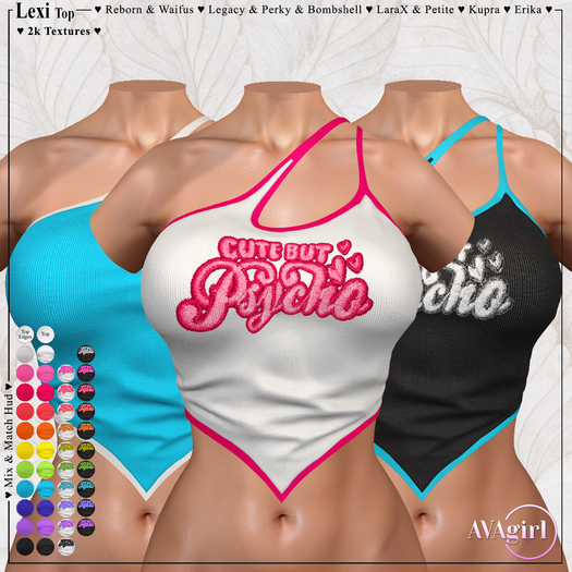 AVAgirl - Lexi Top ~ 2K Textures ~
