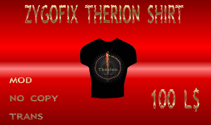 ZYGOFIX therion shirt