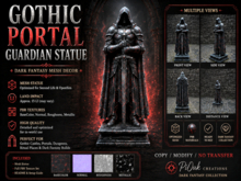 Gothic Portal Guardian Statue