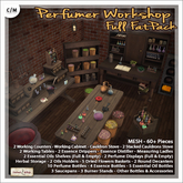 [V/W] Perfumer Workshop Full Fatpack - 60+ Items - Medieval Fantasy / Vintage Perfume & Essential Oils Lab 