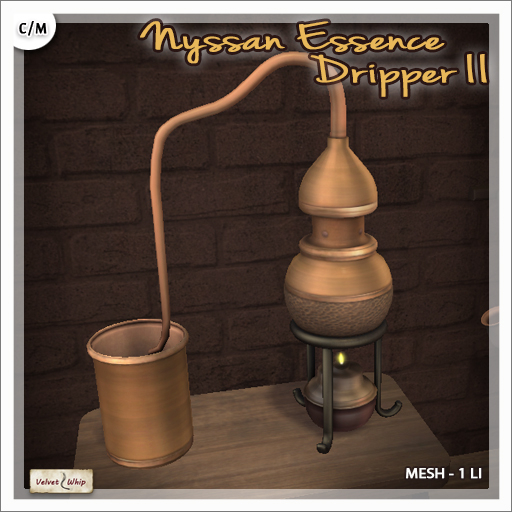 [V/W] Nyssan Essence Dripper II - Medieval Fantasy / Vintage / Steampunk Laboratory Tool
