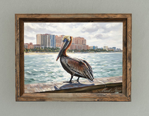 Picture - Pelican on the pier