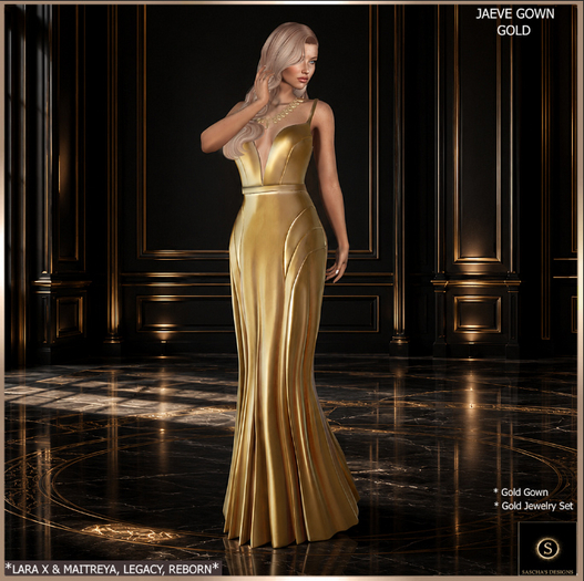 SAS - Jaeve Gold Gown (LaraX & MB) 