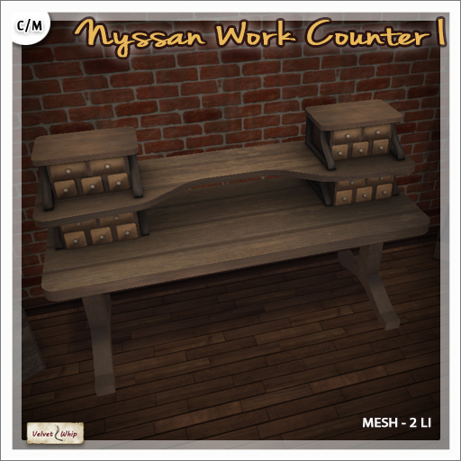 [V/W] Nyssan Work Counter I - Medieval Fantasy / Vintage