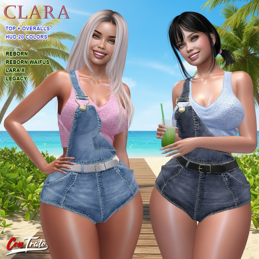 [ConTrato] Clara Top & Overalls