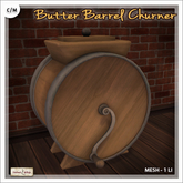 [V/W] Butter Barrel Churner - Vintage Home Butter Machine