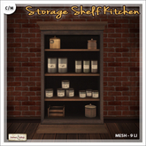 [V/W] Storage Shelf Kitchen - Medieval Fantasy / Vintage