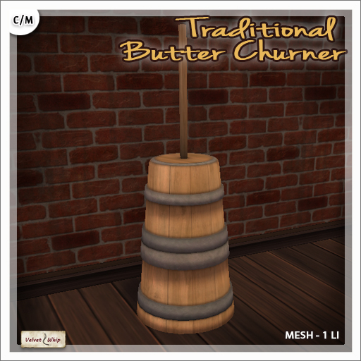 [V/W] Traditional Butter Churner -  Antique Butter Maker
