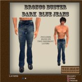 ::YeeHaw:: Bronco Buster Dark Blue Jeans