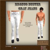 ::YeeHaw:: Bronco Buster Gray Jeans