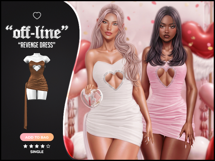 "Off-Line" x "Revenge" Dress / Caramel 