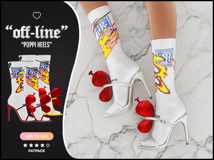 "Off-Line" x "Poppi" Heels / Fatpack