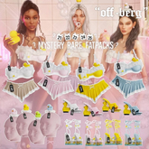 25. "Off-Berg" x "Duck Duck" Wedges / Fatpack / Lara X RARE