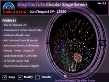 Easy YouTube TV & Video - Circular Stage Screen