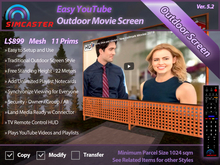 Easy YouTube Outdoor Movie Screen - BOXED