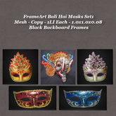 FrameArt Bali Hai Masks Set1