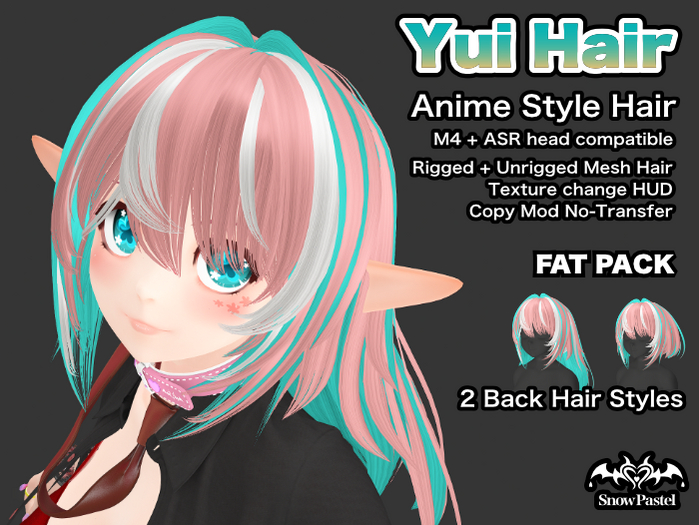 SnowPastel Yui Hair  FATPACK