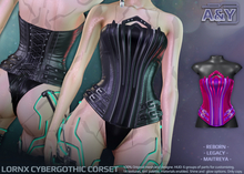 A&Y Lornx Cybergothic Corset - Pink