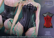 A&Y Lornx Cybergothic Corset - Red