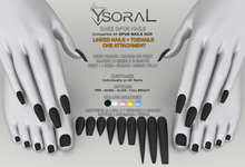 ~~ YsoraL ~~ .: Base OPUS Nails FEET + HAND :. MAITREYA / LEGACY / REBORN / INITHIUM / NHUMANA / ERIKA